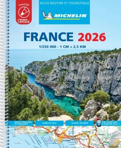 Michelin Atlassen|Reisgidsen>Wegenatlas Frankrijk Geplastificeerd 2026