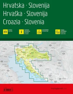 Freytag & Berndt Atlassen|Reisgidsen<Wegenatlas Kroatië en Slovenië