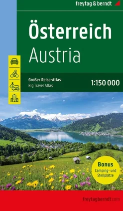 Freytag & Berndt Atlassen|Reisgidsen<Wegenatlas Oostenrijk