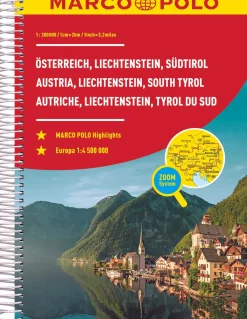 Marco Polo Atlassen|Reisgidsen<Wegenatlas Oostenrijk - Liechtenstein