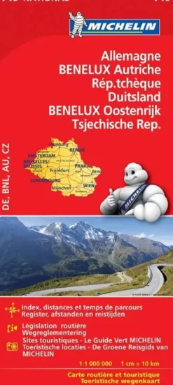 Michelin Wegenkaarten & Atlassen|Wegenkaarten>wegenkaart 719 Benelux / Duitsland / Oostenrijk