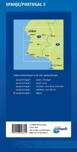 ANWB Wegenkaarten & Atlassen|Wegenkaarten>Wegenkaart Algarve