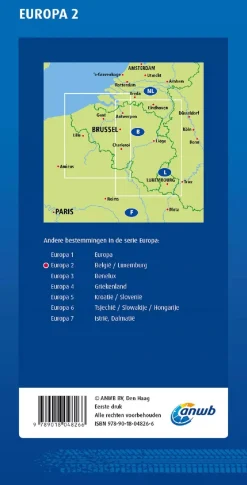 ANWB Wegenkaarten & Atlassen|Wegenkaarten>Wegenkaart België en Luxemburg