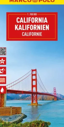 Marco Polo Wegenkaarten & Atlassen|Wegenkaarten>wegenkaart Californië