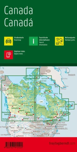 Freytag & Berndt Wegenkaarten>Wegenkaart Canada