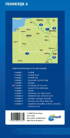 ANWB Wegenkaarten & Atlassen|Wegenkaarten<Wegenkaart Champagne , Ile de France