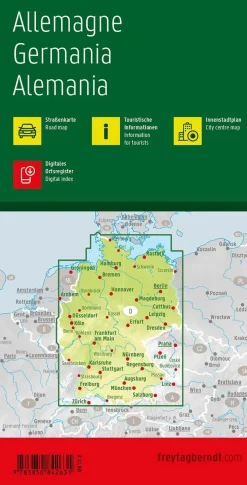 Freytag & Berndt Wegenkaarten>Wegenkaart Duitsland 1:700.000