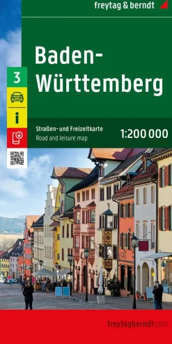 Freytag & Berndt Wegenkaarten<Wegenkaart Duitsland 3 - Baden-Württemberg