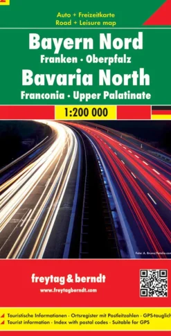 Freytag & Berndt Wegenkaarten>Wegenkaart Duitsland 2 - Beieren-Noord