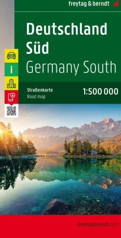 Freytag & Berndt Wegenkaarten<Wegenkaart Duitsland Zuid