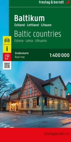 Freytag & Berndt Wegenkaarten<Wegenkaart Estland - Letland - Litouwen