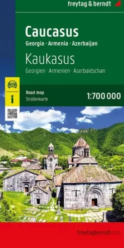 Freytag & Berndt Wegenkaarten & Atlassen|Wegenkaarten<Wegenkaart F&B Armenië, Azerbeidjan en Georgië