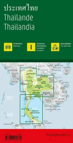 Freytag & Berndt Wegenkaarten & Atlassen|Wegenkaarten<Wegenkaart F&B Thailand