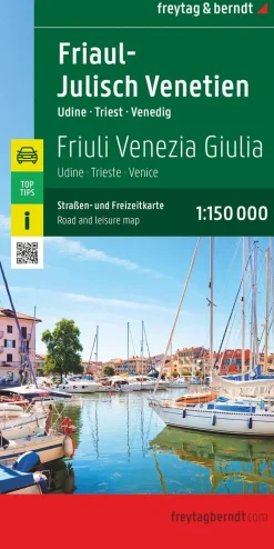 Freytag & Berndt Wegenkaarten<Wegenkaart Friuli - Julisch-Venetië