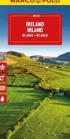 Marco Polo Wegenkaarten & Atlassen|Wegenkaarten>wegenkaart Ierland