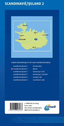 ANWB Wegenkaarten & Atlassen|Wegenkaarten<Wegenkaart IJsland