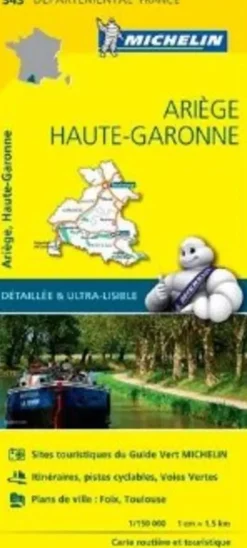 Michelin Wegenkaarten<Wegenkaart Local 343 Ariege