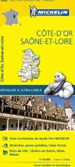 Michelin Wegenkaarten<Wegenkaart Local 320 Cote-d'Or