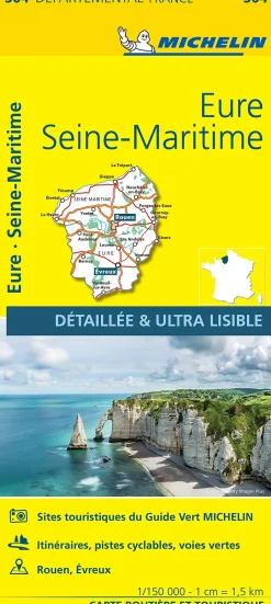 Michelin Wegenkaarten<Wegenkaart Local 304 Eure - Seine