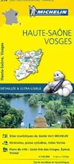 Michelin Wegenkaarten<Wegenkaart Local 314 Haute-Saone - Vosges