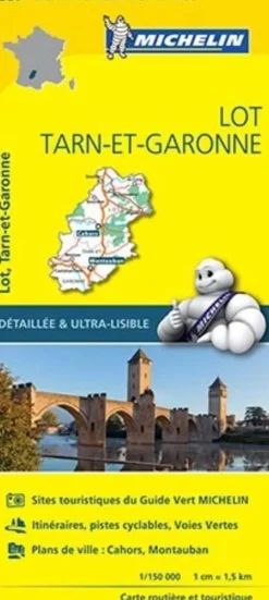 Michelin Wegenkaarten<Wegenkaart Local 337 Lot Tarn-et-Garonne