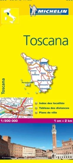 Michelin Wegenkaarten<Wegenkaart Local 358 Toscana