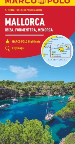 Marco Polo Wegenkaarten<Wegenkaart Mallorca Ibiza 150.000