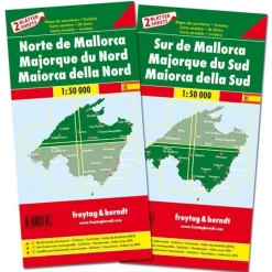 Freytag & Berndt Wegenkaarten<Wegenkaart Mallorca Noord en Zuid set