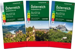 Freytag & Berndt Wegenkaarten<Wegenkaart Oostenrijk 3-kaartenset