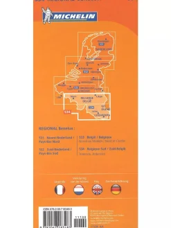 Michelin Wegenkaarten & Atlassen|Wegenkaarten<wegenkaart Regional 534 België zuid