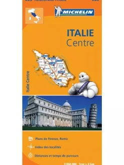 Michelin Wegenkaarten & Atlassen|Wegenkaarten<wegenkaart Regional 563 Italië – midden