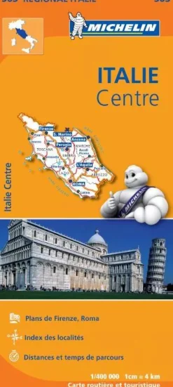 Michelin Wegenkaarten & Atlassen|Wegenkaarten<wegenkaart Regional 563 Italië – midden