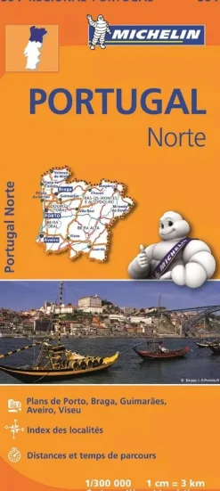 Michelin Wegenkaarten & Atlassen|Wegenkaarten<wegenkaart Regional 591 Portugal noord