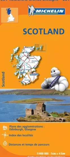 Michelin Wegenkaarten & Atlassen|Wegenkaarten<Wegenkaart Schotland – 501 – Regional