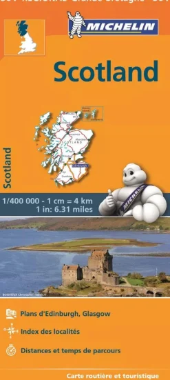 Michelin Wegenkaarten & Atlassen|Wegenkaarten<Wegenkaart Schotland – 501 – Regional