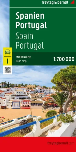 Freytag & Berndt Wegenkaarten<Wegenkaart Spanje En Portugal 2-zijdig