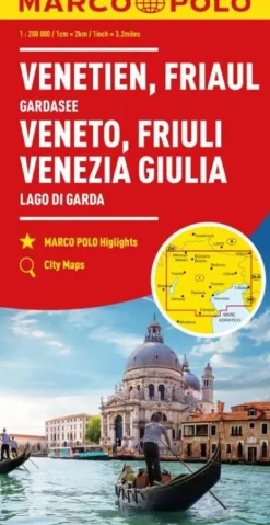 Marco Polo Wegenkaarten & Atlassen|Wegenkaarten>wegenkaart Venetie
