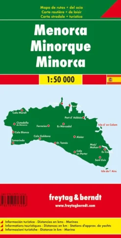 Freytag & Berndt Wegenkaarten<Wegenkaart Menorca