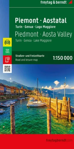 Freytag & Berndt Wegenkaarten<Wegenkaart Piemont - Aostatal