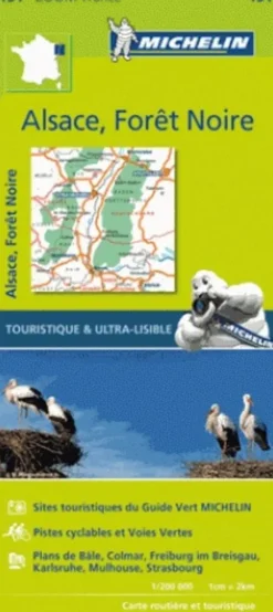 Michelin Wegenkaarten<Wegenkaart Zoom 131 Alsace - Foret Noire