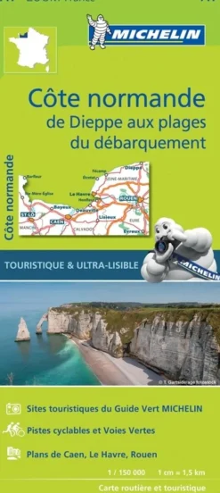 Michelin Wegenkaarten<Wegenkaart Zoom 117 Côte Normande