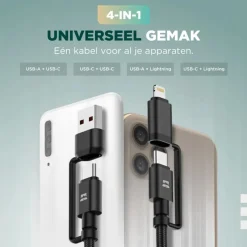 Remodius Stekkers & Kabels|Wereldstekkers<Wereldstekker + Universele Oplaadkabel