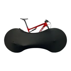 DS COVERS Fietshoezen<WHEEL indoor fietssok - Zwart