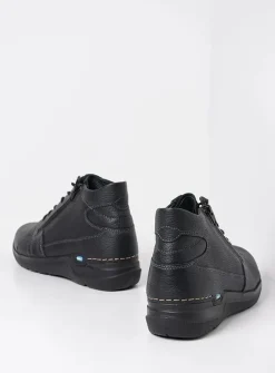 Wolky Casual Schoenen<Why - Hoge veterschoenen dames Zwart