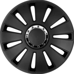 AutoStyle Autobanden & Accessoires>Wieldoppen set - 14 inch - Silverstone Zwart