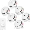X-sense Rookmelders>XS01-W Koppelbare rookmelder 6-pack + RC01