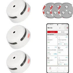 X-sense Rookmelders>XS01-WX Slimme rookmelder en magneet 3-pack
