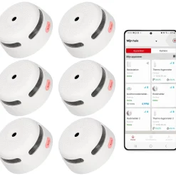 X-sense Rookmelders>XS01-WX Slimme rookmelder 6-pack