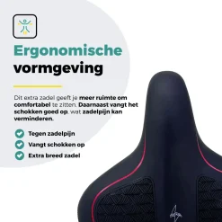 Voltano Fietszadels>XXXL Fietszadel – Extra breed