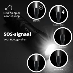 Flinq Zaklampen|Zaklampen<Zaklamp - 2-pack